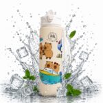 Butelka na wodę, bidon z rurką i ustnikiem 800ml KAPIBARA BD67