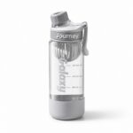 Butelka na wodę z uchwytem, sportowy bidon z miarką 680ML GALAXY szary BD71SZ - obrazek 5