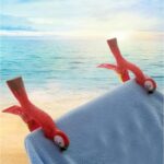 Klamra do trzymania ręczników Spinka 13 cm na plaże Papuga KLP01 2 szt - obrazek 4