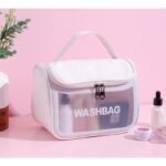 Kosmetyczka rozkładana WASHBAG kuferek biały KS46B - obrazek 5