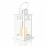 Lampion dekoracyjny LED z imitacją świecy 8 x 15 cm - LAMP57B - obrazek 2