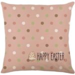 Lniana poszewka na poduszkę 45 x 45 cm HAPPY EASTER POD214