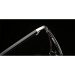 OKULARY PRZECIWSŁONECZNE LUSTRZANE MODEL SHINE SREBRNO-CZARNE OK6 - obrazek 4