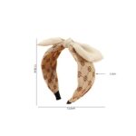 OPASKA DO WŁOSÓW TURBANKA  PIN UP CZARNA O451CZ - obrazek 2