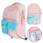 Plecak RAINBOW sweet szkolny uniwersalny kieszonki, odblaski PL160R