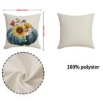 Poszewka na poduszkę 45x45cm piękny druk Jesień BOHO POD105 - obrazek 2