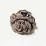 Spinka do włosów duża klamra XL kwiat róża brązowa 9cm SP288BR - obrazek 4