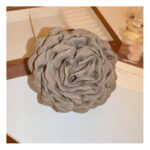 Spinka do włosów duża klamra XL kwiat róża brązowa 9cm SP288BR - obrazek 5