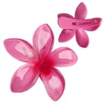 Spinka do włosów klamra XL KLIPS kwiat różowy ombre 6 cm SP403 - obrazek 3
