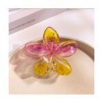 Spinka do włosów klamra XL kwiat OMBRE lato 7,5 x 8cm SP322 - obrazek 4