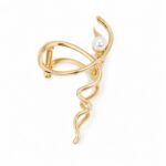 Spinka do włosów klamra ZŁOTA z PERŁĄ, metalowa mocna XL 12cm SP462 - obrazek 2