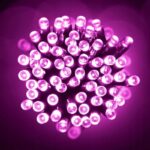Światełka lampki wewnętrzne/zewnętrzne 200 LED Różowe LAMP02R - obrazek 2