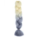 Syntetyczne włosy 120 cm gęste ombre WLS32 - obrazek 2