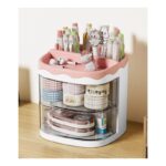 Szkatułka organizer różowy z szufladkami CB30R - obrazek 2