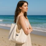 Torba materiałowa minimalistyczna duża TP15K - obrazek 2