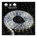 Wąż świetlny, lampki zewnętrzne 18,5 metra ZIMNE BIAŁE LAMP30B - obrazek 4