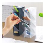 Wielofunkcyjny plastikowy organizer na biurko 7,4x20,3x9cm CB18CZ - obrazek 2