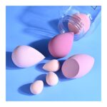 Zestaw 7 gąbeczek do makijażu ROSE CREAM DUO GB06R - obrazek 2