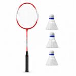 Zestaw do badmintona 2 czerwone paletki +3lotki, zestaw w sportowej torbie AR19CZE - obrazek 2