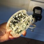 Zewnętrzne/ wewnętrzne lampki choinkowe drucik 500 LED 50m, ciepłe białe LAMP48 - obrazek 3