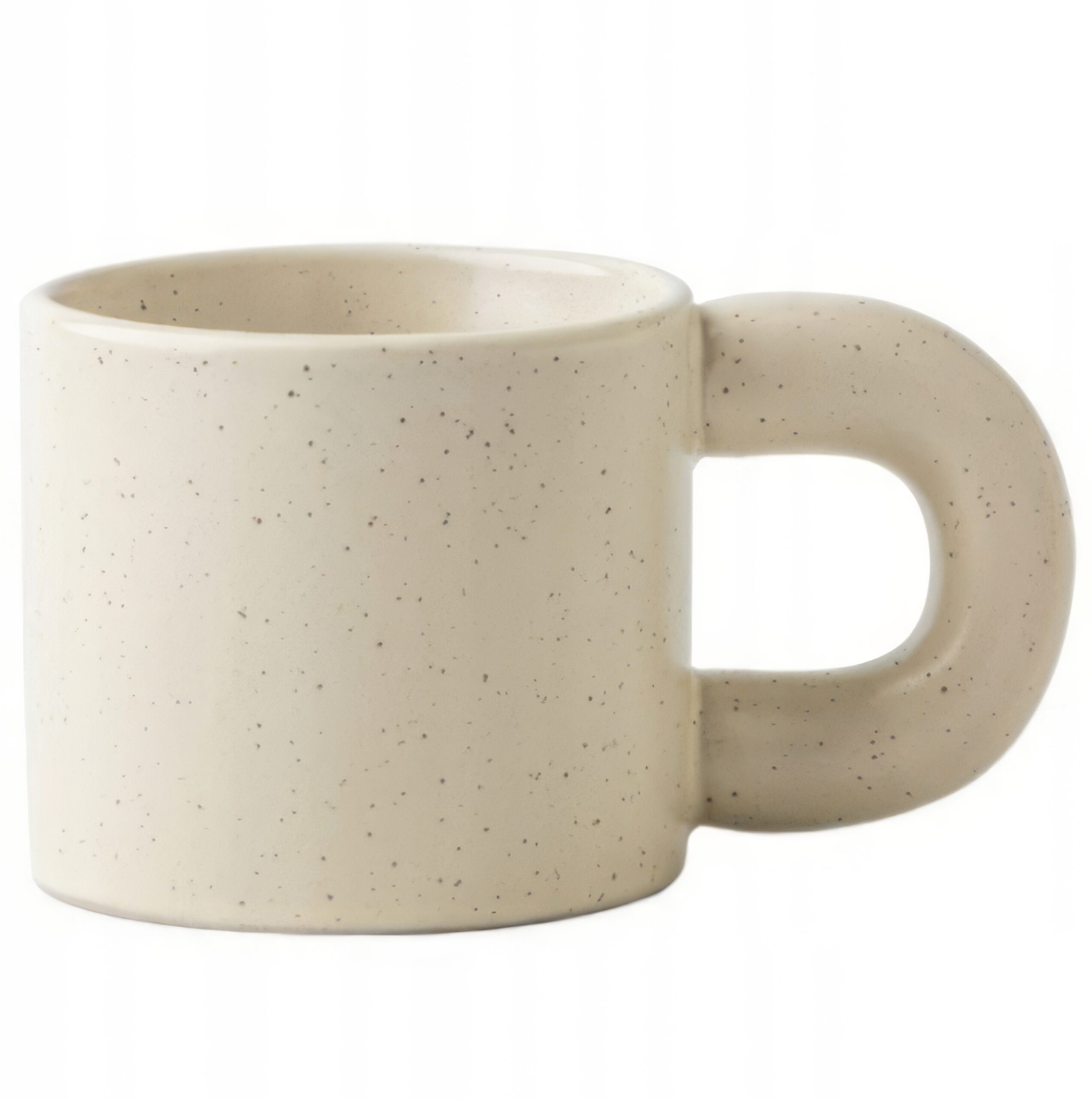 2d98e8cc4e44afbc3ba81d2690e8 Kubek Ceramiczny z Uchem na Kawę Herbatę Duży Kremowy 300ml - obrazek 1