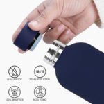 Bidon, butelka termiczna 500ML, stal nierdzewna z powłoką SOFT TOUCH czarny BD46CZ - obrazek 5