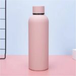 Bidon, butelka termiczna 500ML, stal nierdzewna z powłoką SOFT TOUCH jasny róż BD46R - obrazek 3