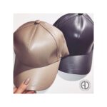 Czapka z daszkiem Skórkowa damska CZ12SZ - obrazek 2