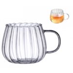 Filiżanka z falowanymi ściankami Ryflowana z uchem 400 ml 1szt SZK52 - obrazek 2