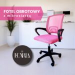 Fotel biurowy obrotowy mikrosiatka do biurka KO25R - obrazek 2