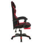 Fotel gamingowy obrotowy VECTOR z masażerem i podnóżkiem KO48CZE - obrazek 5