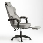 Fotel gamingowy obrotowy VECTOR z masażerem podnóżkiem KO48SZ - obrazek 4