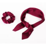 Gumka do włosów apaszka długa Granat PIN UP GUM5GRAN - obrazek 4