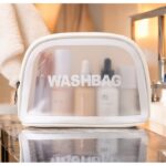 Kosmetyczka rozkładana WASHBAG kuferek biel KS47B - obrazek 2