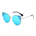 OKULARY LUSTRZANE CAT TRIANGLE - NIEBIESKIE OK85WZ4 - obrazek 3