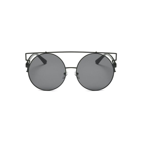 OKULARY LUSTRZANE OVER&OVER - CZARNE Z CZARNYMI OPRAWKAMI OK83WZ2