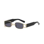 Okulary przeciwsłoneczne ELEGANT RECTANGLE BLACK OK377 - obrazek 2