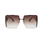 Okulary przeciwsłoneczne ELEGANT SQUARE BROWN OK379WZ2 - obrazek 3