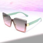Okulary przeciwsłoneczne ELEGANT SQUARE OMBRE OK379WZ1 - obrazek 5
