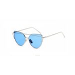 Okulary przeciwsłoneczne GLAM ROCK FASHION Niebieskie Transparentne OK21WZ15 - obrazek 2