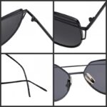 Okulary przeciwsłoneczne GLAM ROCK FASHION Żółte Transparentne OK21WZ17 - obrazek 4