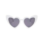 Okulary przeciwsłoneczne serca HEART WHITE OK272WZ5 - obrazek 2