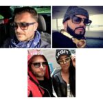 OKULARY UNISEX "ROYAL MAN" - CZARNE OK77 - obrazek 4