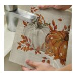 Podkładka na stół Jesienny Wzór Hello Pumpkin 30x45 cm prostokątna MP49 - obrazek 3