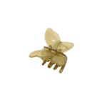 Spinka do włosów klamra motylek przezroczysty zieleń 6 cm SP244ZIE - obrazek 2