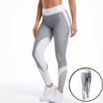Sportowe Legginsy Fitness Trening Szare S LEG21S
