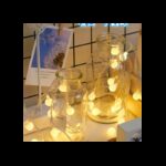 Światełka lampki kulki wewnętrzne/ zewnętrzne 71 LED Białe Ciepłe, 2 tryby LAMP46 - obrazek 5