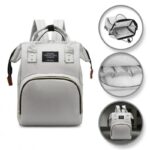 Torba, organizer, plecak dla mamy Szary PLM10SZ