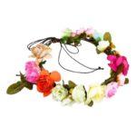 Wianek, opaska do włosów z kwiatów, delikatny wianuszek BOHO W49 - obrazek 2
