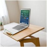 Wielofunkcyjne biurko stolik pod laptop tablet, składane 60 x 35 cm STL21 - obrazek 2